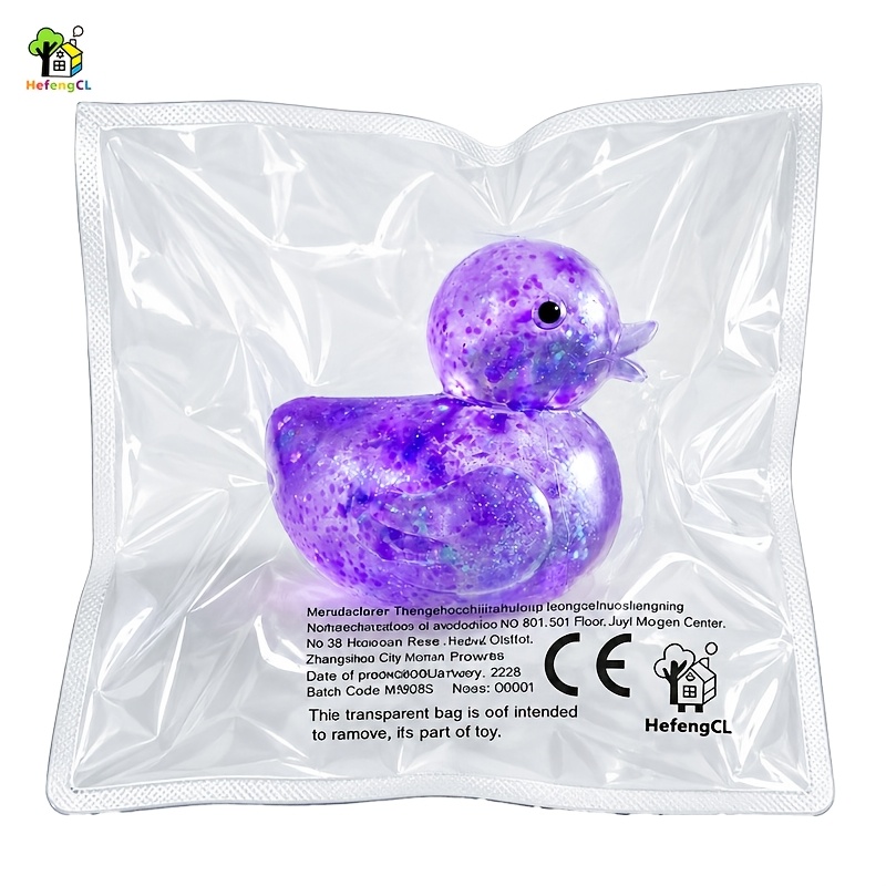 Glitter Duck Toy, Cute Sparkly Animal Toy